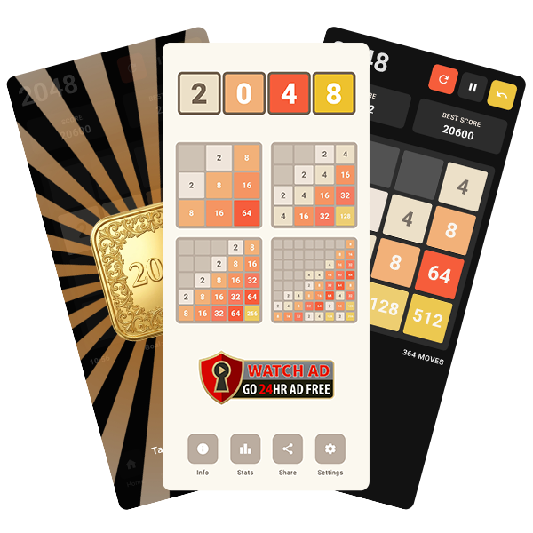 2048 Game Interface
